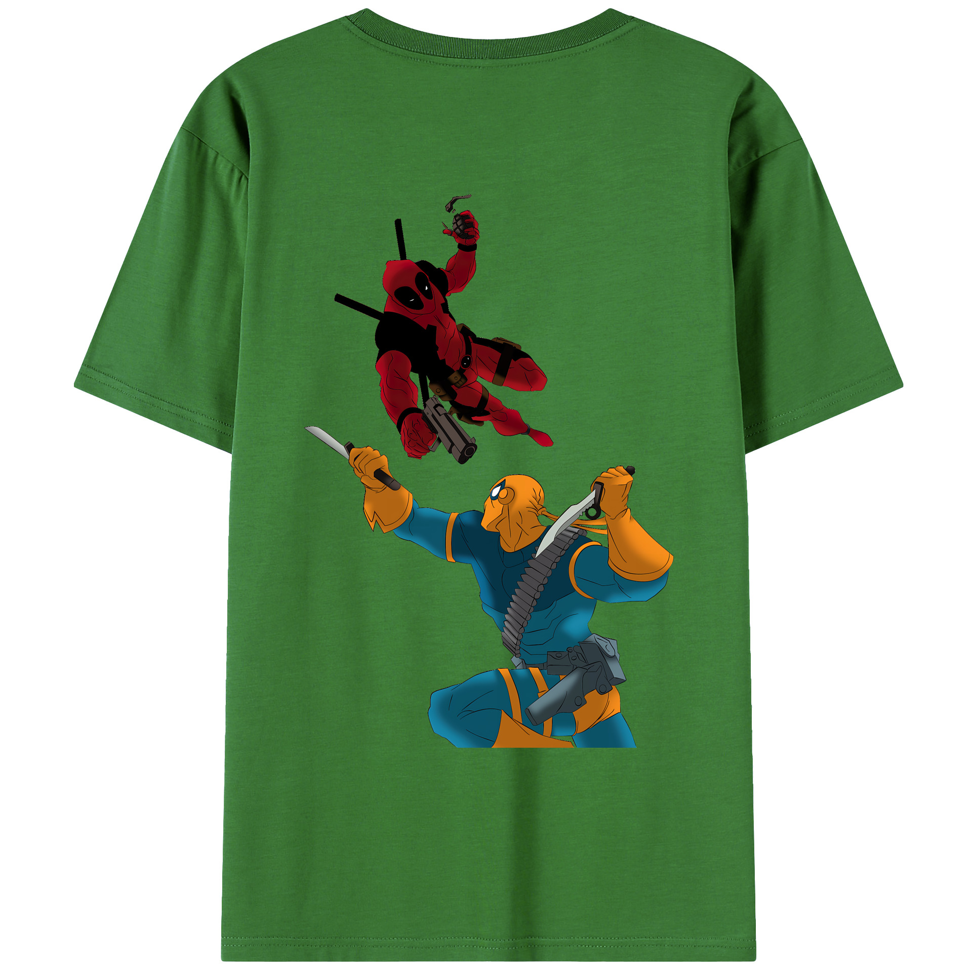 （画像用） Deadpool デッドプール レディース半袖Tシャツ(バックプリント)
